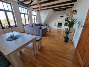 98qm Wohnung im Villenviertel - Voll ausgestattet mit Balkon und Kamin - WLAN gratis